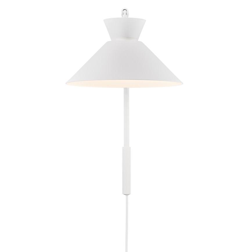 Nordlux - Aplique DIAL 1xE27/40W/230V blanco