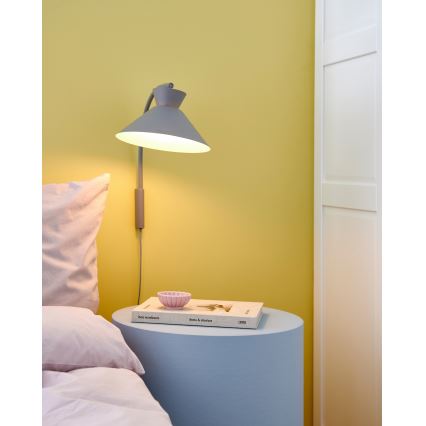 Nordlux - Aplique DIAL 1xE27/40W/230V gris
