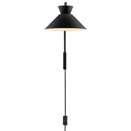 Nordlux - Aplique DIAL 1xE27/40W/230V negro