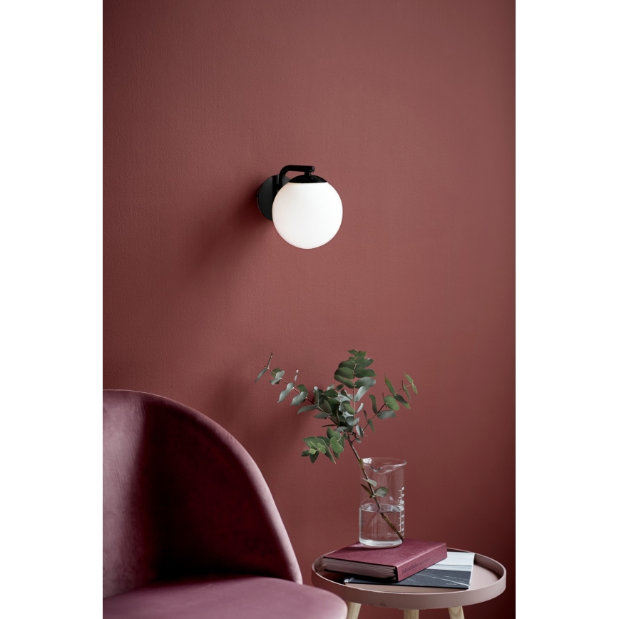 Nordlux - Aplique GRANT 1xE14/40W/230V negro
