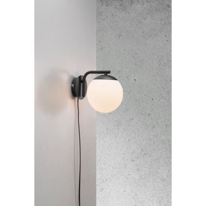 Nordlux - Aplique GRANT 1xE14/40W/230V negro