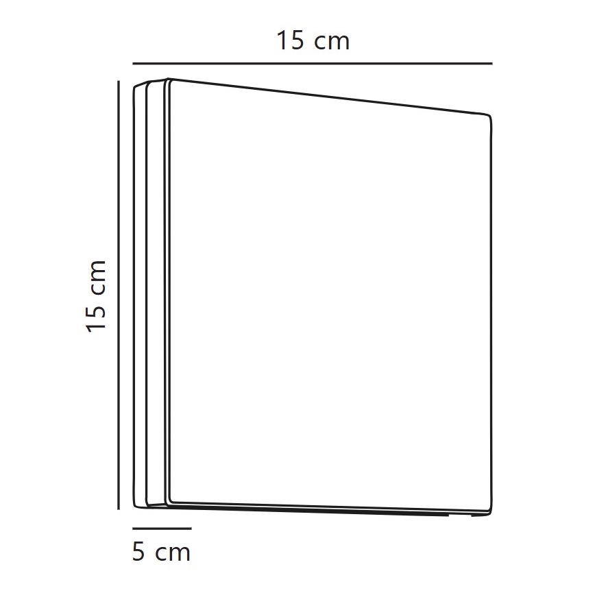 Nordlux - Aplique LED para exterior ARTEGO LED/7,2W/230V 3000K IP54