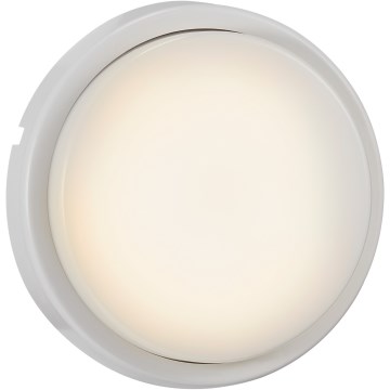 Nordlux - Aplique LED para exterior CUBA LED/6,5W/230V IP54 diá. 17,5 cm blanco