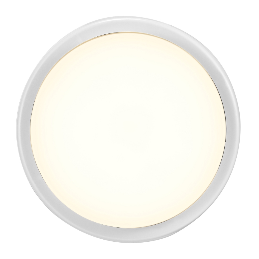 Nordlux - Aplique LED para exterior CUBA LED/6,5W/230V IP54 diá. 17,5 cm blanco