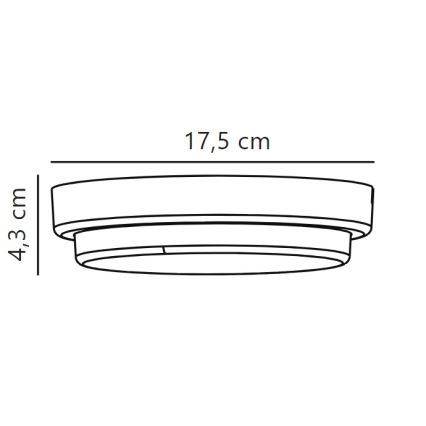 Nordlux - Aplique LED para exterior CUBA LED/6,5W/230V IP54 diá. 17,5 cm blanco