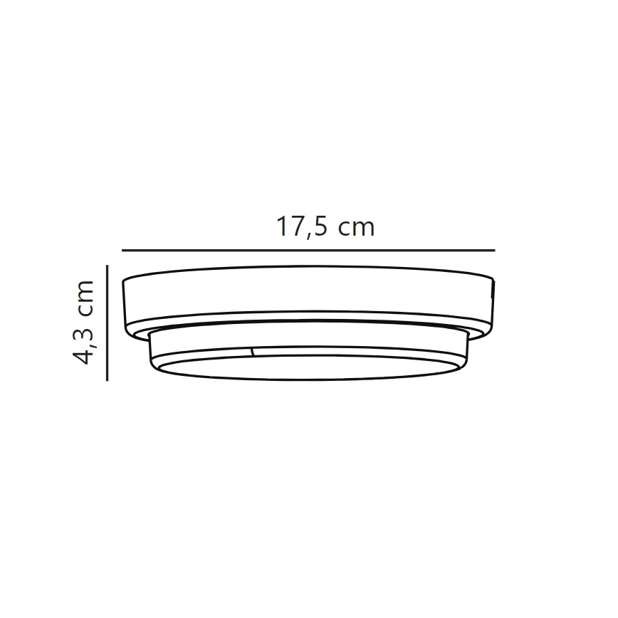 Nordlux - Aplique LED para exterior CUBA LED/6,5W/230V IP54 diá. 17,5 cm blanco
