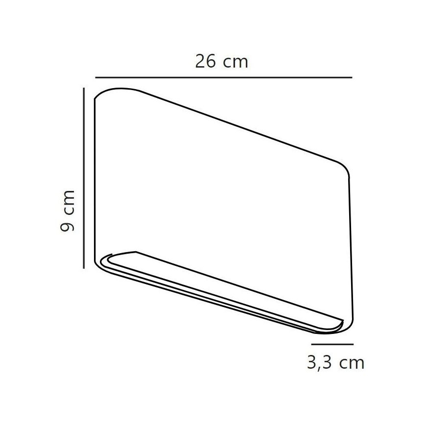 Nordlux - Aplique LED para exterior KINVER LED/10W/230V IP54 negro