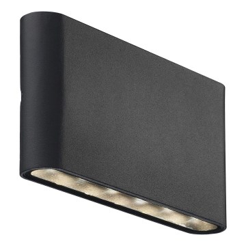 Nordlux - Aplique LED para exterior KINVER LED/8,5W/230V IP54 negro