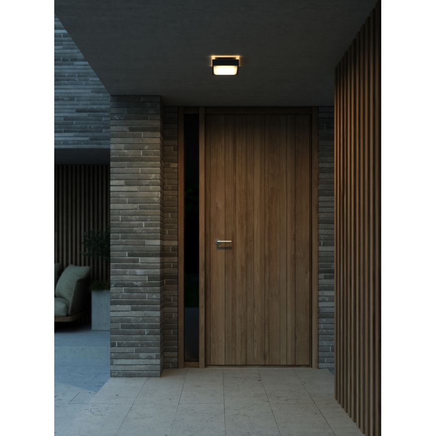 Nordlux - Aplique LED para exterior OLIVER LED/9W/230V IP54 17,5x17,5 cm