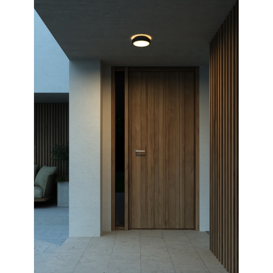 Nordlux - Aplique LED para exterior OLIVER LED/9W/230V IP54 diá. 19,5 cm