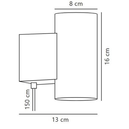 Nordlux - Aplique LED regulable MONA LED/10W/230V CRI 90