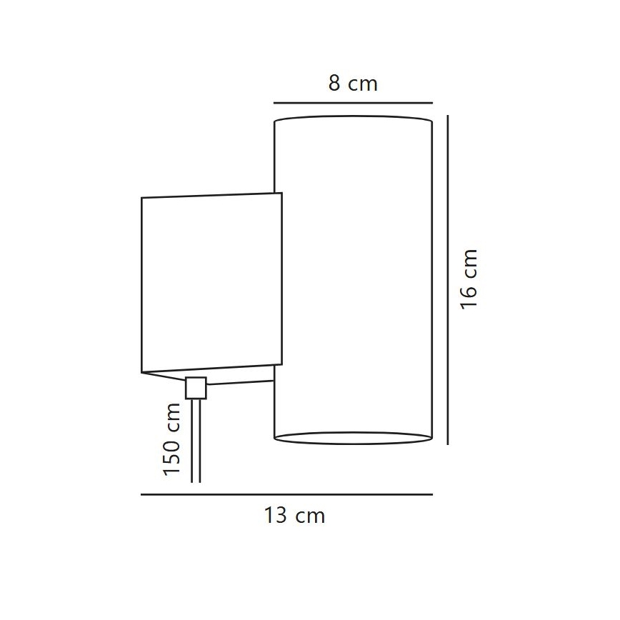 Nordlux - Aplique LED regulable MONA LED/10W/230V CRI 90