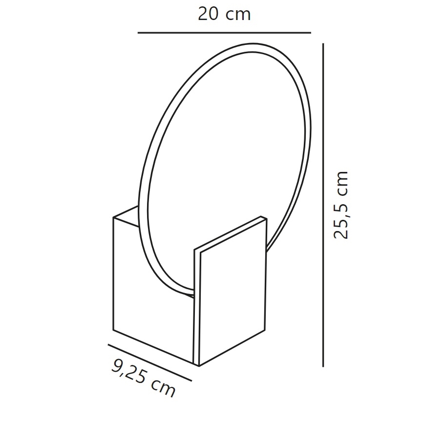 Nordlux - Aplique LED regulable para baño HESTER LED/9,5W/230V IP44 blanco