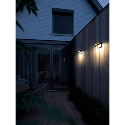 Nordlux - Aplique LED solar con sensor AGENA LED/5W/3,7V IP44 2200 mAh