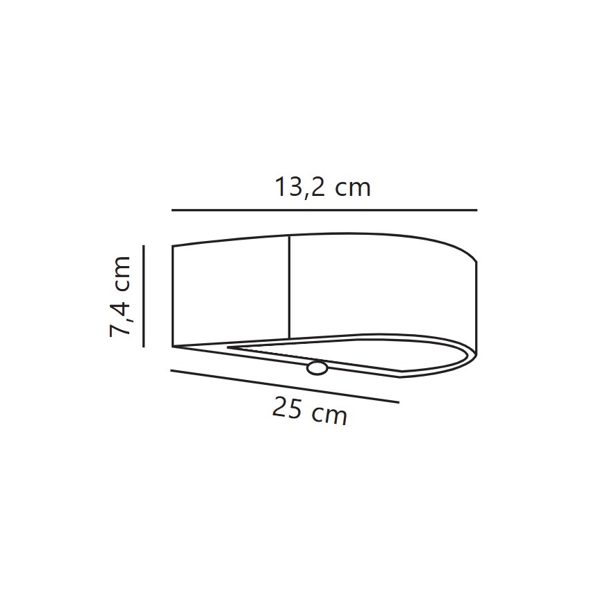 Nordlux - Aplique LED solar con sensor MONAY LED/5W/5V 3000K IP44