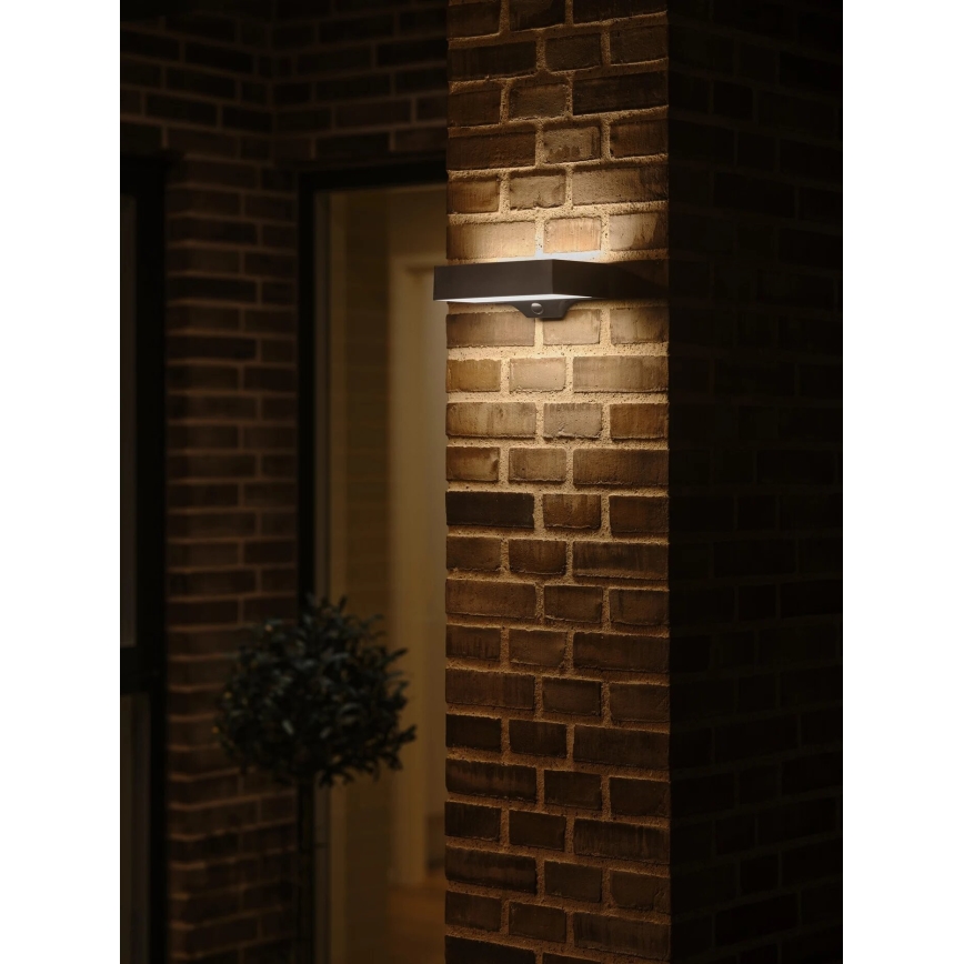 Nordlux - Aplique LED solar con sensor MONAY LED/5W/5V 3000K IP44