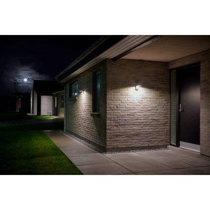 Nordlux - Aplique LED solar con sensor RICA LED/5W/3,7V IP44 redondeado