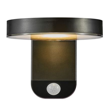 Nordlux - Aplique LED solar con sensor RICA LED/5W/3,7V IP44 redondeado