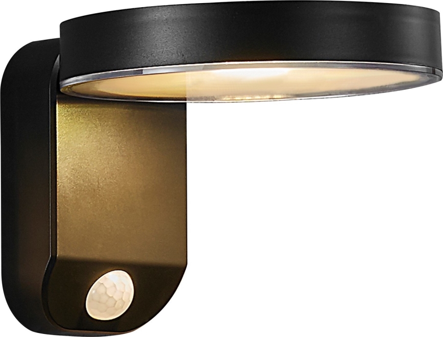 Nordlux - Aplique LED solar con sensor RICA LED/5W/3,7V IP44 redondeado
