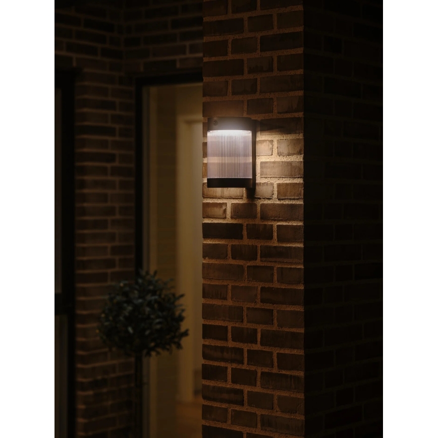 Nordlux - Aplique LED solar con sensor COUPAR LED/3,2W/5V 3000K IP44