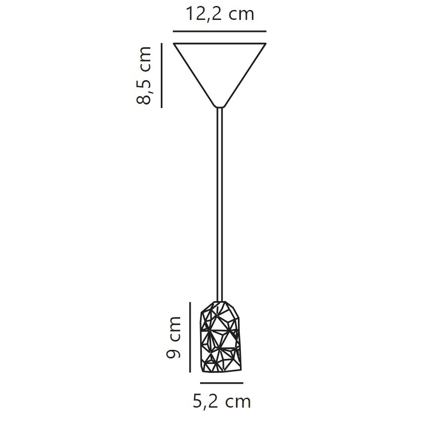 Nordlux - Cable de alimentación HANG 1xE27/40W/230V blanco