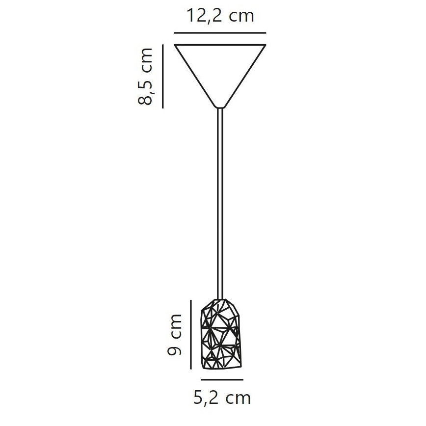 Nordlux - Cable de alimentación HANG 1xE27/40W/230V cobre/negro