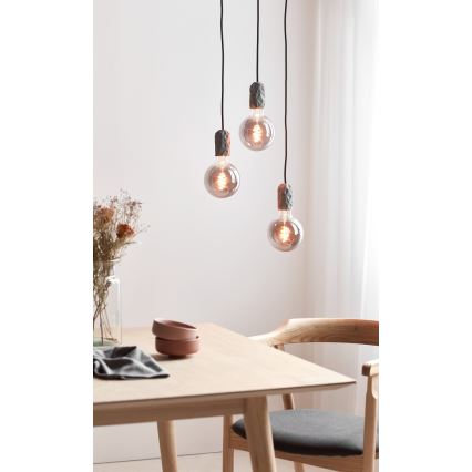 Nordlux - Cable de alimentación HANG 1xE27/40W/230V gris/negro