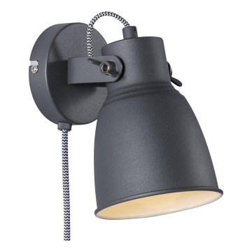 Nordlux - Foco de pared ADRIAN 1xE27/25W/230V antracita