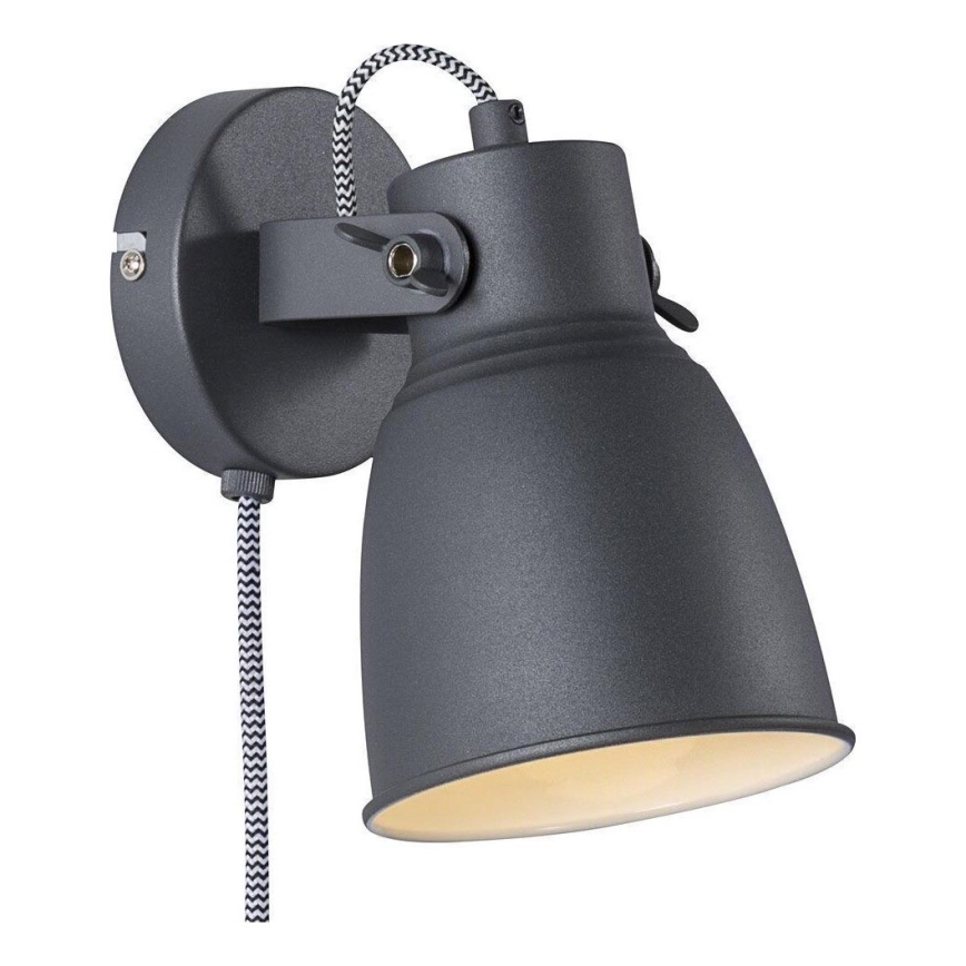Nordlux - Foco de pared ADRIAN 1xE27/25W/230V antracita