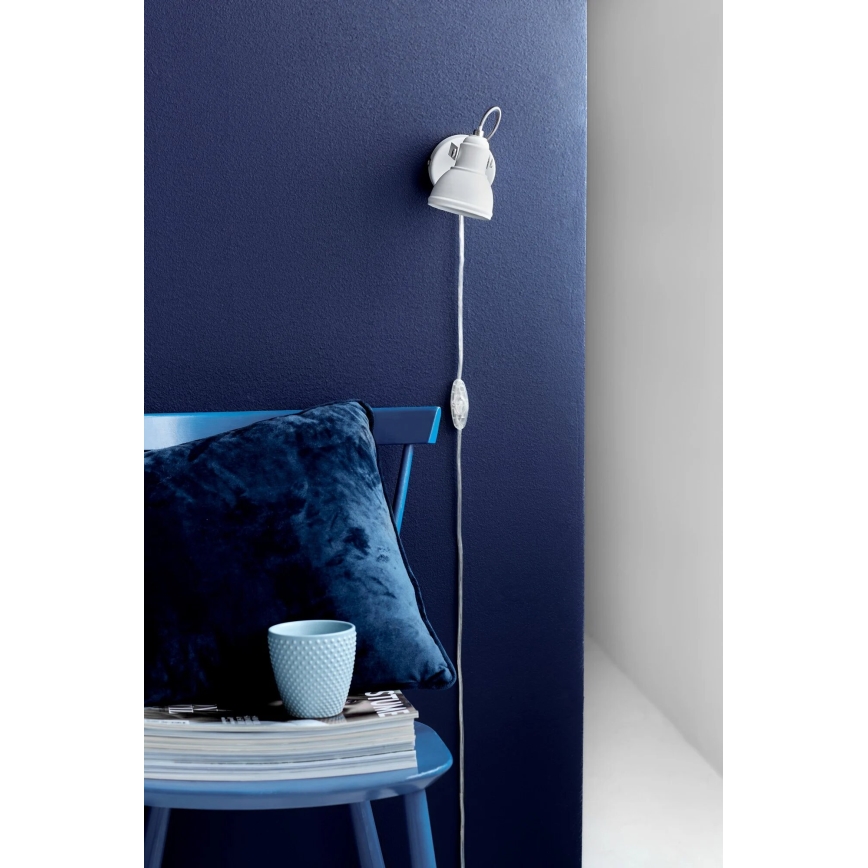 Nordlux - Foco de pared ASLAK 1xGU10/35W/230V blanco