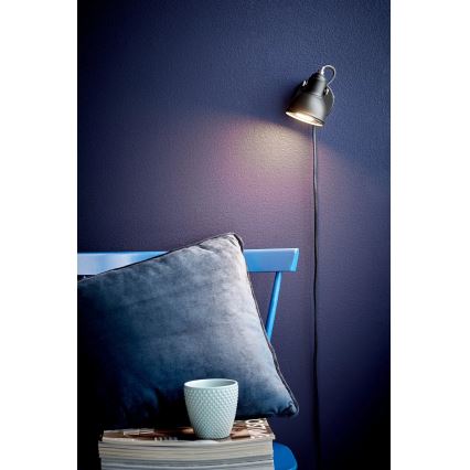 Nordlux - Foco de pared ASLAK 1xGU10/35W/230V negro