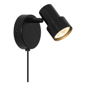 Nordlux - Foco de pared BOSTON 1xGU10/5W/230V negro