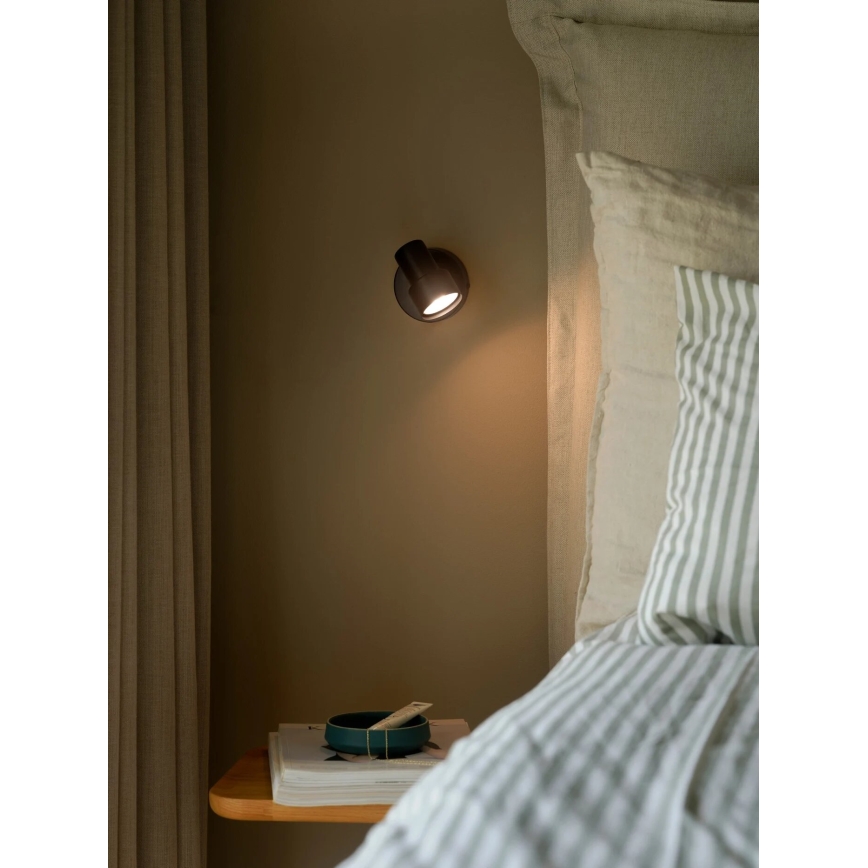 Nordlux - Foco de pared BOSTON 1xGU10/5W/230V negro