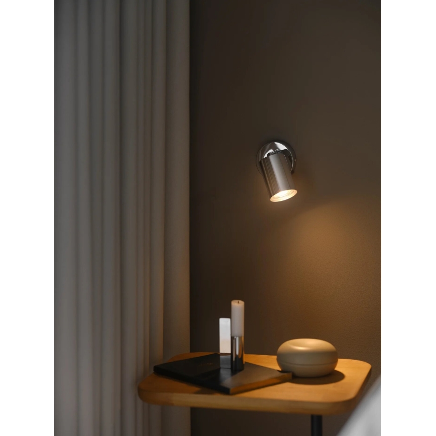 Nordlux - Foco de pared EXPLORE 1xGU10/7W/230V cromo brillante