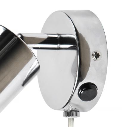 Nordlux - Foco de pared EXPLORE 1xGU10/7W/230V cromo brillante