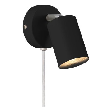 Nordlux - Foco de pared EXPLORE 1xGU10/7W/230V negro