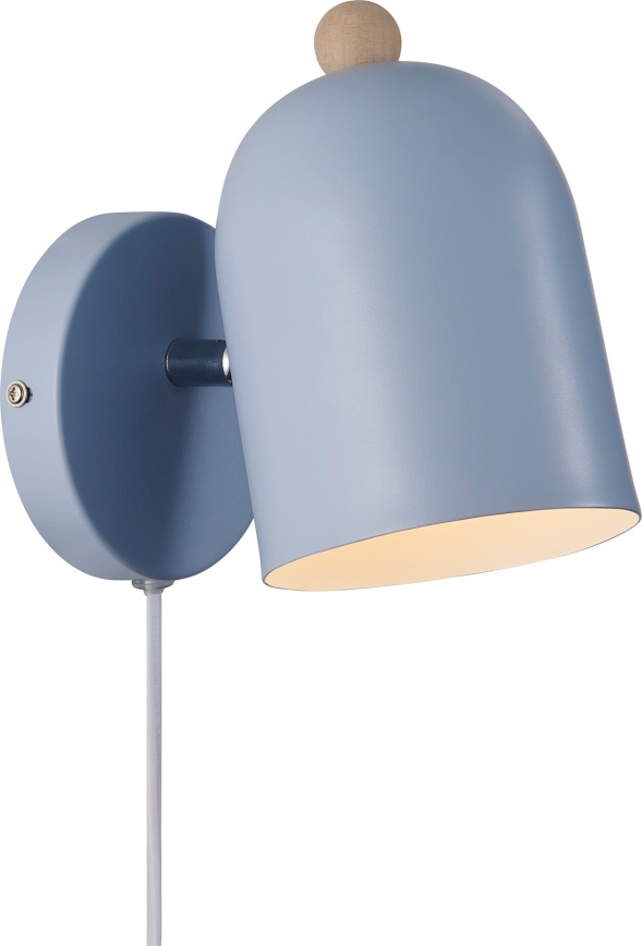 Nordlux - Foco de pared GASTON 1xE27/15W/230V azul