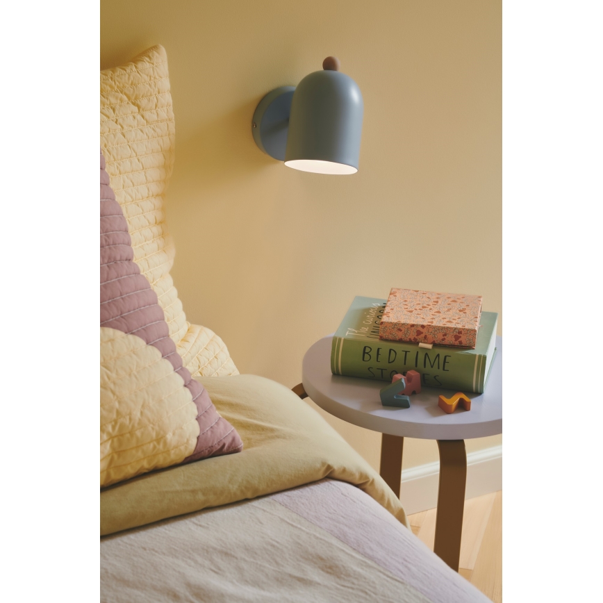 Nordlux - Foco de pared GASTON 1xE27/15W/230V azul
