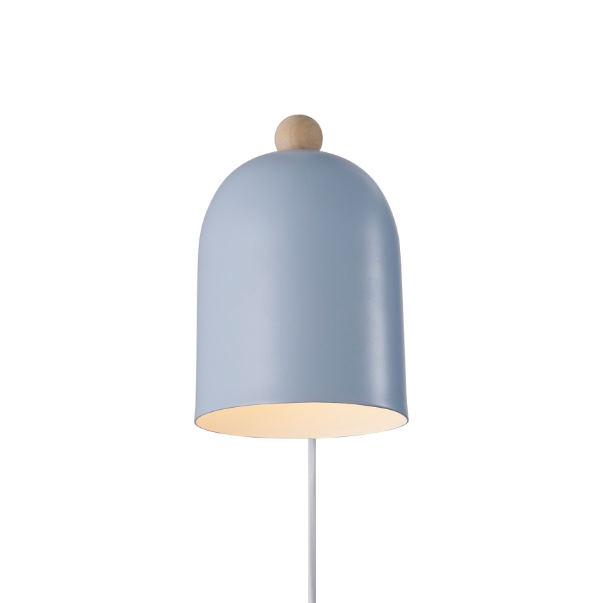 Nordlux - Foco de pared GASTON 1xE27/15W/230V azul