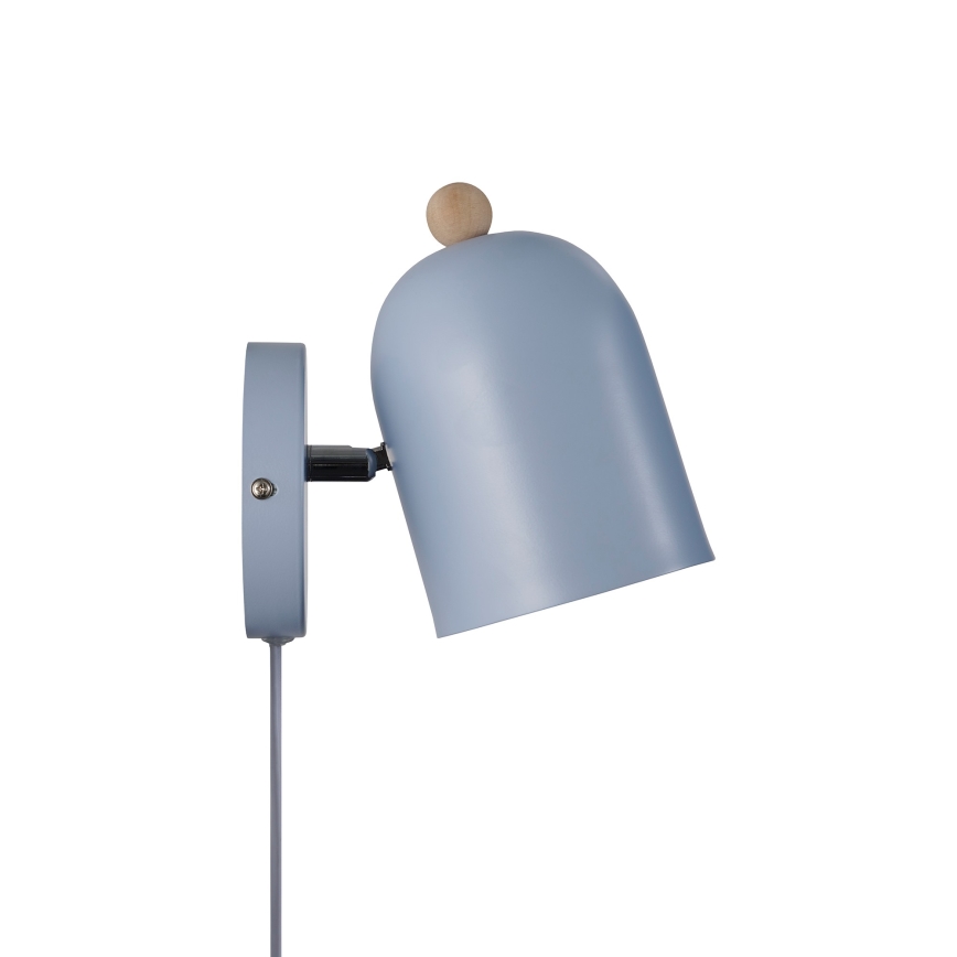 Nordlux - Foco de pared GASTON 1xE27/15W/230V azul