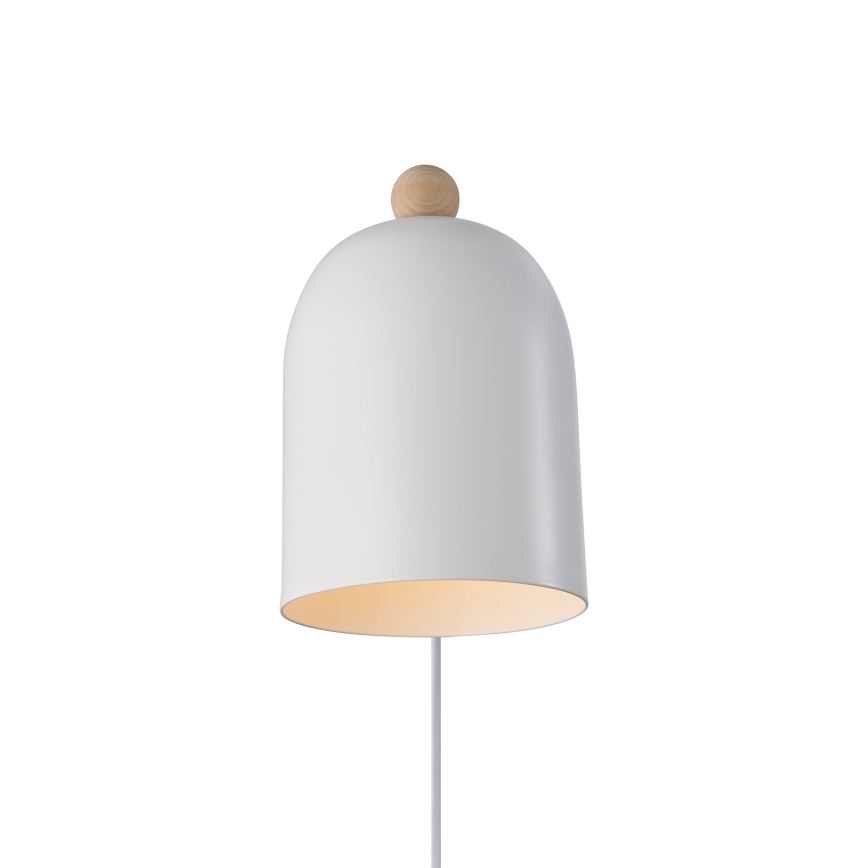 Nordlux - Foco de pared GASTON 1xE27/15W/230V blanco