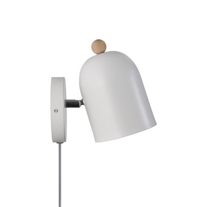 Nordlux - Foco de pared GASTON 1xE27/15W/230V blanco