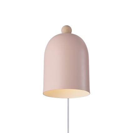 Nordlux - Foco de pared GASTON 1xE27/15W/230V rosa