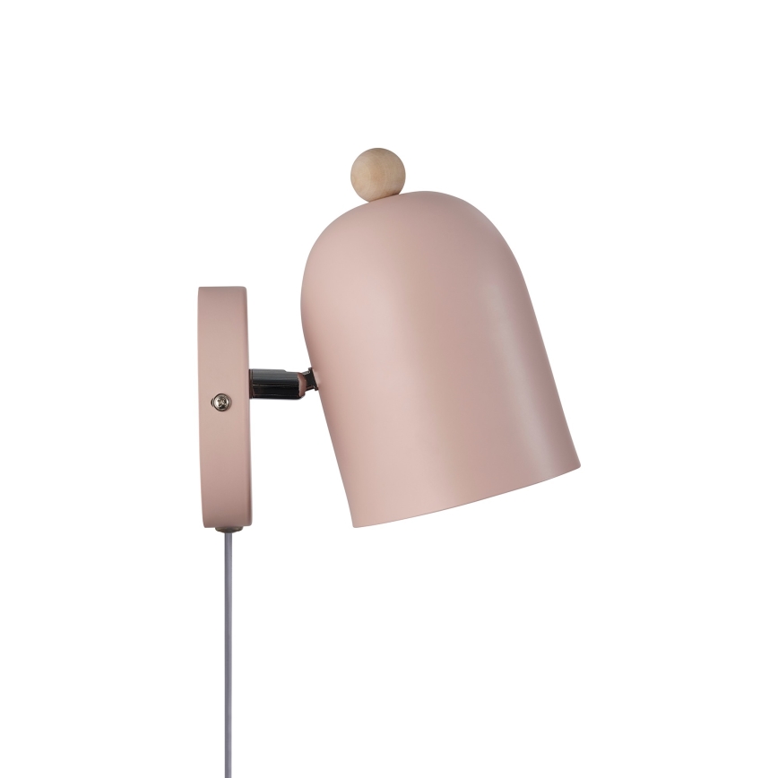 Nordlux - Foco de pared GASTON 1xE27/15W/230V rosa