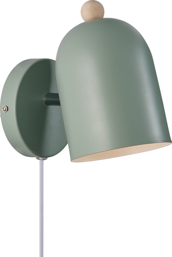 Nordlux - Foco de pared GASTON 1xE27/15W/230V verde