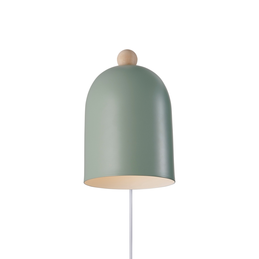 Nordlux - Foco de pared GASTON 1xE27/15W/230V verde