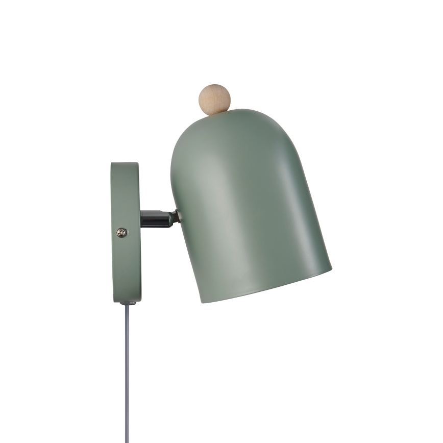 Nordlux - Foco de pared GASTON 1xE27/15W/230V verde