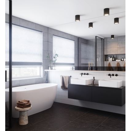 Nordlux - Foco LED de baño LANDON LED/6,5W/230V IP44 negro