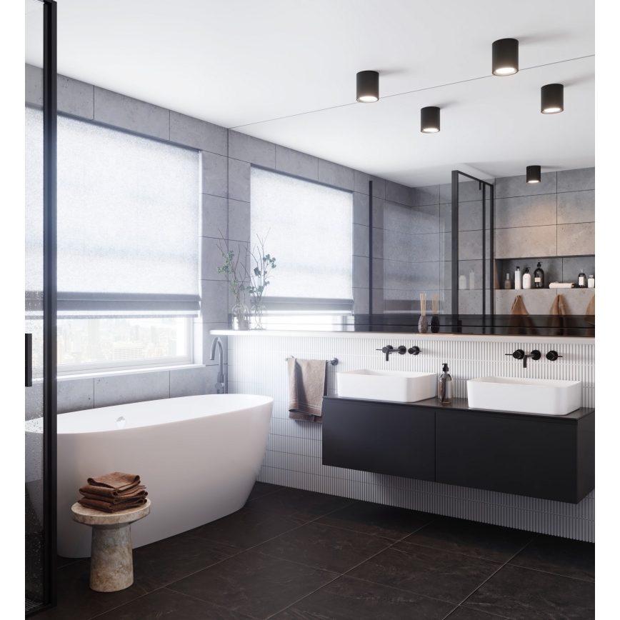 Nordlux - Foco LED de baño LANDON LED/6,5W/230V IP44 negro