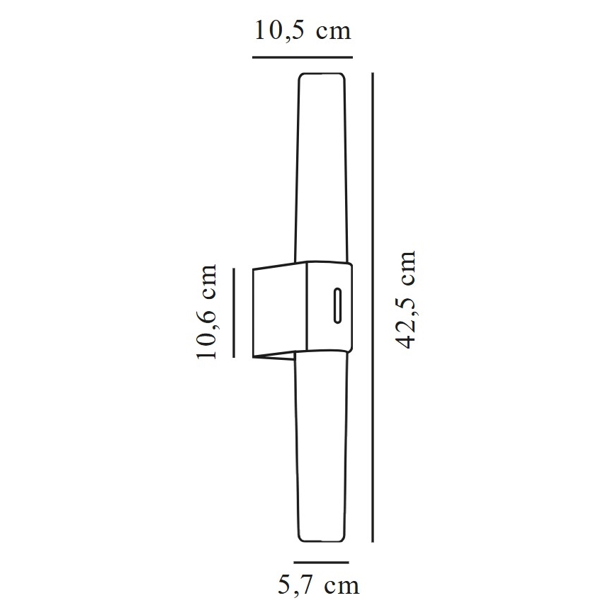 Nordlux - Iluminación LED para espejos de baño HELVA LED/9W/230V 3000K IP44